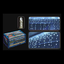 LED э.г. «Айсикл», ПВХ провод, 120 синих светодиодов, 2 шнура питания