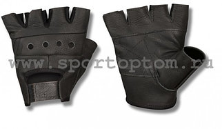 Перчатки для атлетики INDIGO Перчатки для тяжелой атлетики Кожа