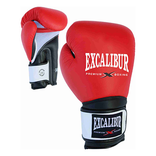 Боксерские перчатки EXCALIBUR Перчатки боксерские EXCALIBUR 8041/01 PU - фото 1 - id-p109300512
