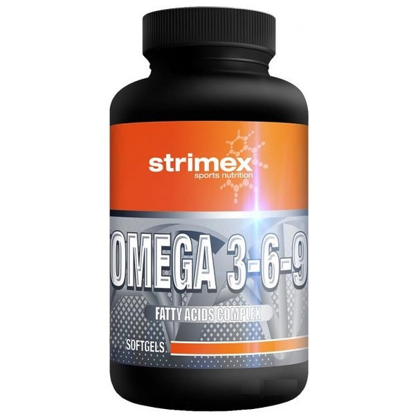Витамины, минералы и жирные кислоты Strimex Sport Nutrition Omega 3-6-9 60 гелевых капс - фото 1 - id-p109300743