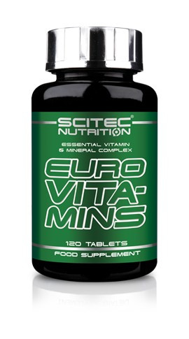 Витамины, минералы и жирные кислоты Scitec Nutrition Euro Vita-Mins 120 таб. - фото 1 - id-p109300765
