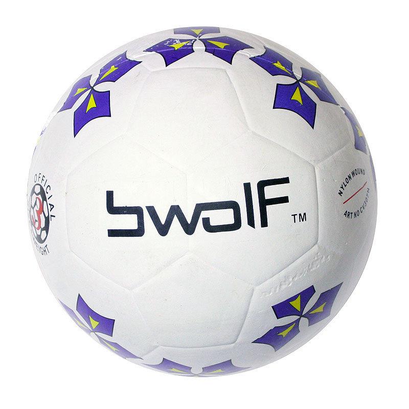 Мяч резиновый футбольный BWOLF №4 - фото 1 - id-p109300830
