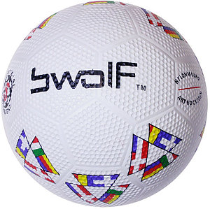 Мяч резиновый футбольный BWOLF №5