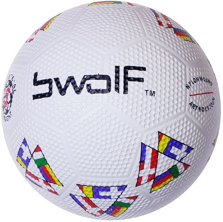 Мяч резиновый футбольный BWOLF №5 - фото 1 - id-p109300831