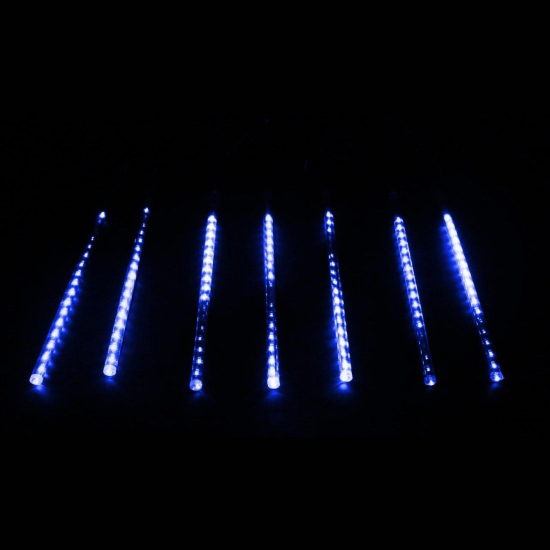 LED гирлянда Тающие Сосульки-трубки(синие) ширина 2м - фото 1 - id-p109308657