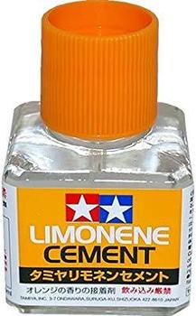 Фиксатор Tamiya Cement Limonene с запахом лимона, с кисточкой 40 мл