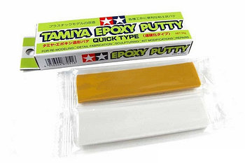 Шпаклевка двухкомпонентная (Quick Type) эпоксидная (Epoxy Putty) 25гр., Tamiya (Япония)