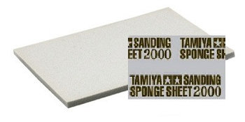Наждачная бумага на поролоновой основе с зернистостью 2000, Tamiya (Япония)