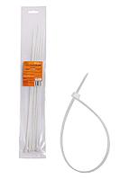 Стяжки (хомуты) кабельные 4,8*400 мм, пластиковые, белые, 10 шт. (ACT-N-13)