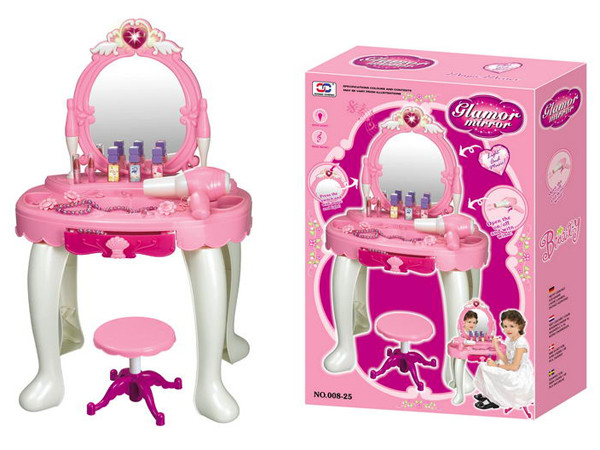 Игровой набор "Юная красавица", трюмо с зеркалом, арт. 008-25 (56,5*39,5*14см)