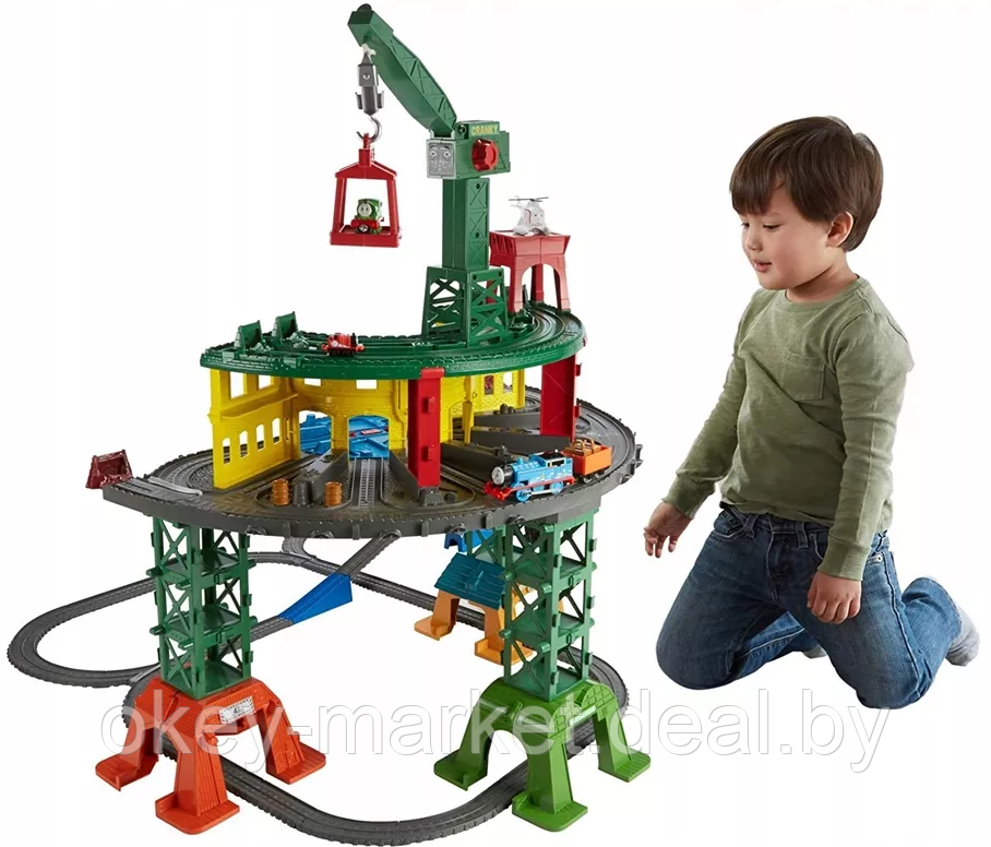 Супер большая железная дорога Томас и Друзья Fisher-Price - фото 1 - id-p109361413