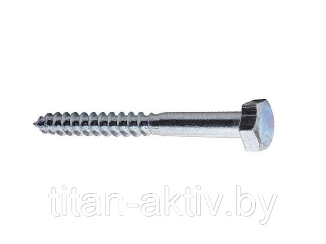 Шуруп 10х70 мм шестигр. головка, цинк, DIN 571 (600 шт в коробе) STARFIX