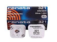 Батарейка часовая Renata Silver Oxide 321, блистер 1