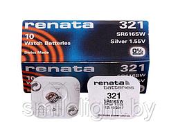 Батарейка часовая Renata Silver Oxide 321, блистер 1