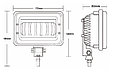 Led фара 7D 50 W фара ближнего света с ходовым огнем, фото 2