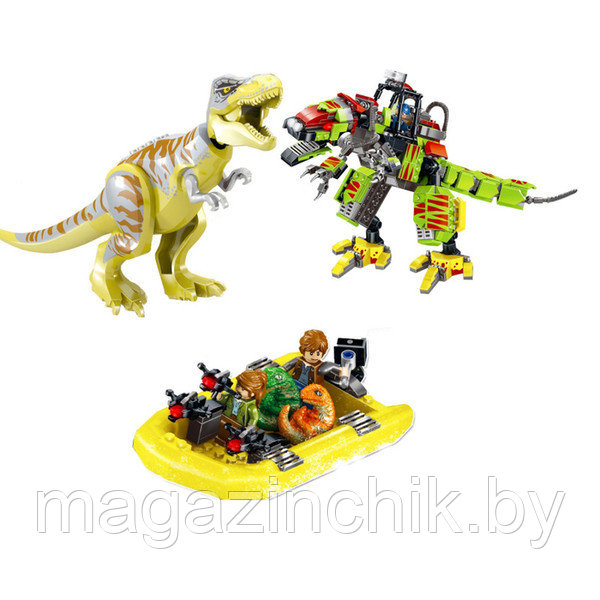 Конструктор Тираннозавр против робота, Мир Юрского Периода 82153, аналог Лего 75938 - фото 4 - id-p109387855