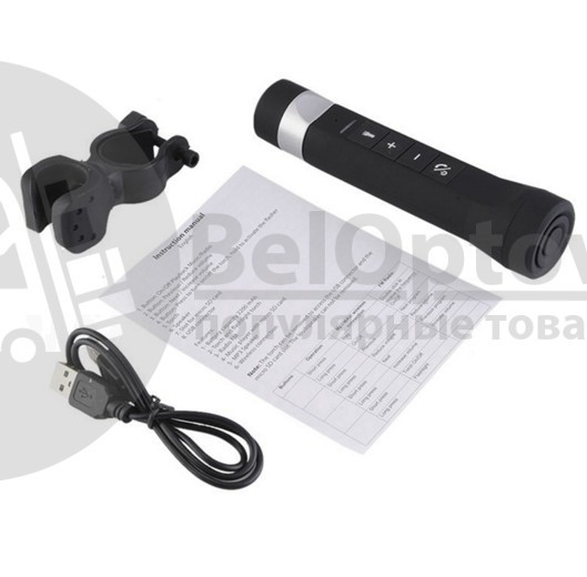 Колонка фонарик для велосипеда Multifunctional music torch (фонарик радио MР3 Bluetooth гарнитура) - фото 2 - id-p109388798