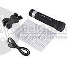 Колонка фонарик для велосипеда Multifunctional music torch (фонарик  радио  MР3  Bluetooth гарнитура) Черный, фото 2