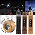 Колонка фонарик для велосипеда Multifunctional music torch (фонарик  радио  MР3  Bluetooth гарнитура) Черный, фото 6