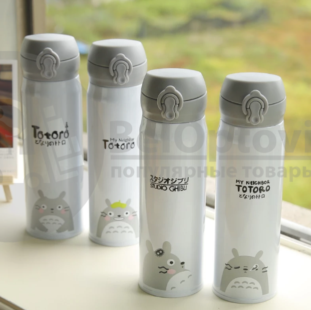 Детский термос Totoro, 420 мл Totoro 4 - фото 2 - id-p109388811