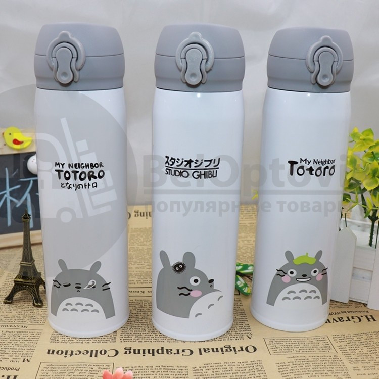 Детский термос Totoro, 420 мл Totoro 4 - фото 8 - id-p109388811