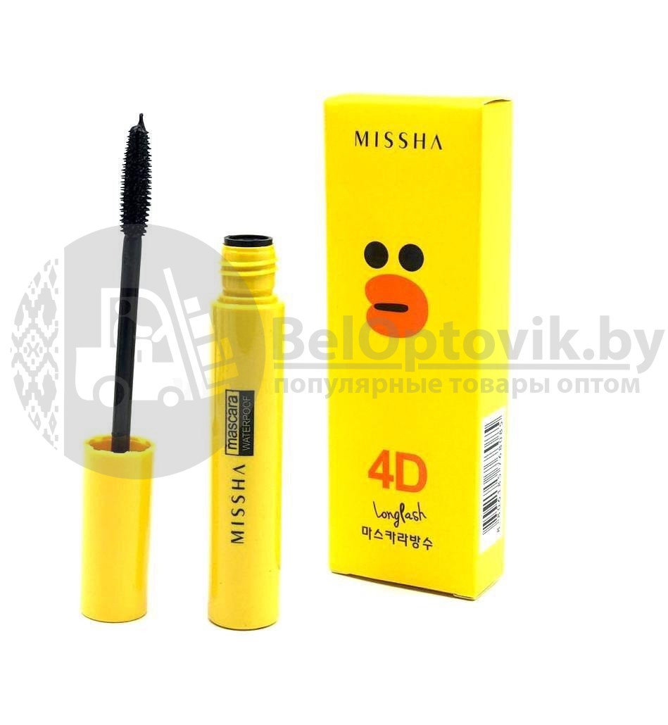 Тушь для ресниц Missha 4D longlash mascara черный тон - фото 2 - id-p109388863