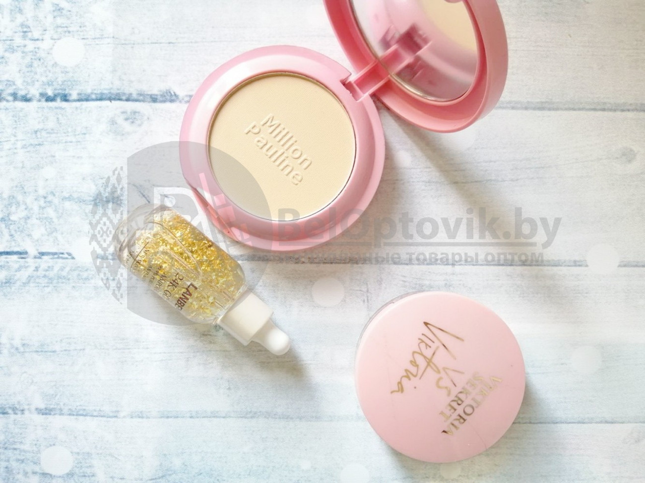 Двойная пудра для лица Mipa Powdery SPF 20/PA Nude, 24g Кролик - rabbit тон 01 - фото 10 - id-p109388866