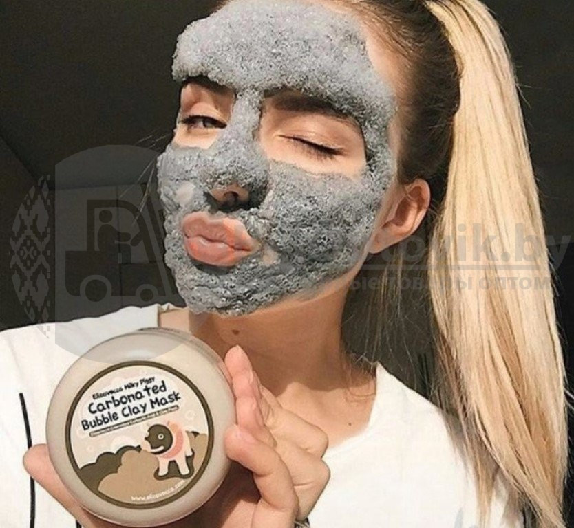 Маска для лица пузырьковая для глубокой очистки Bioaqua Skin Care Carbonated Bubble Clay Mask, 100 г - фото 8 - id-p109388875