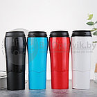 Непадающая кружка термос Mighty Mug Travel Mug The Mug That Wont Fall Over, 550 мл Синяя, фото 6