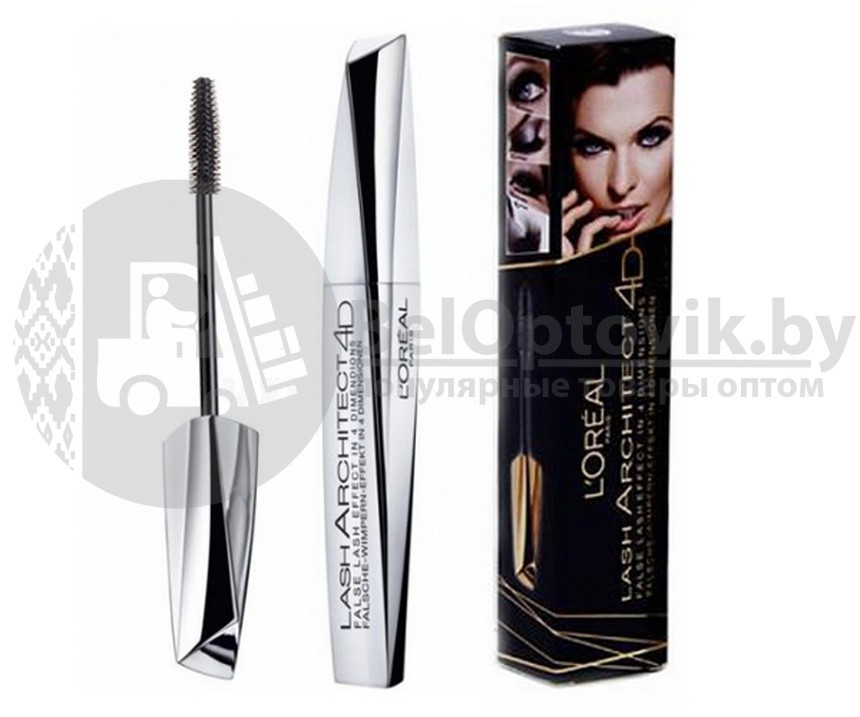 Черная тушь для ресниц Loreal Lash Architect 4D, 11ml - фото 4 - id-p109388949