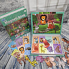 NEW Развивающая магнитная игра - пазл В зоопарке Magnetic Book (Магнетик Бук), фото 3