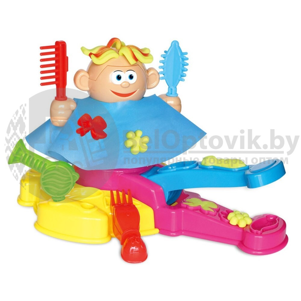 Набор для лепки Play-Doh мягкий пластилин Парикмахер (НОВИНКА - ОСЕНЬ 2019) Barber Color Mud Suit - фото 5 - id-p109388983