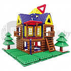 Магнитный конструктор Magformers Log House Set Бревенчатый дом,  87 деталей, фото 8