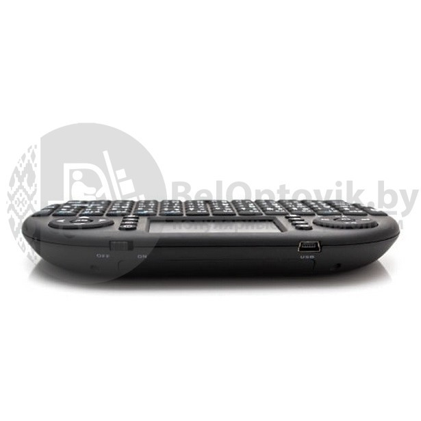 Беспроводная USB клавиатура джойстик с тачпадом для TV Mini Keyboard (клавиатура на русском и английском - фото 6 - id-p109388988