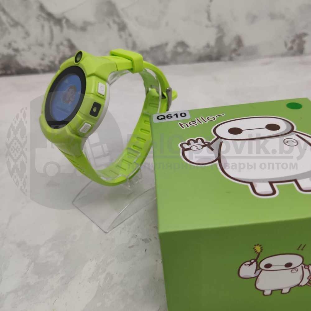 Детские GPS часы Smart Baby Watch Q610 (версия 2.0) качество А Синие - фото 9 - id-p109389036