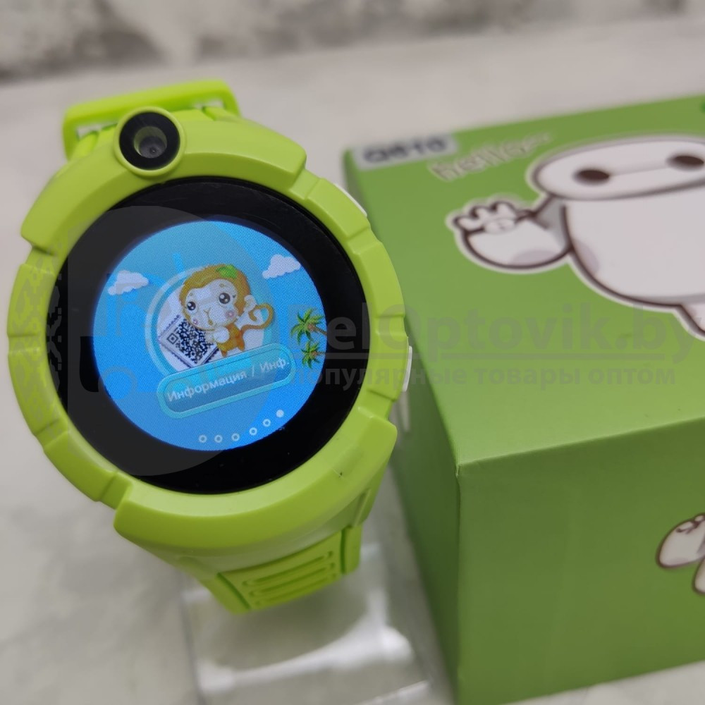Детские GPS часы Smart Baby Watch Q610 (версия 2.0) качество А Голубые - фото 10 - id-p109389038