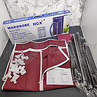 Шкаф складной каркасный тканевый WARDROBE HCX mod.6088. Одно отделение, полка. SM Home 55х45х150 см., фото 3