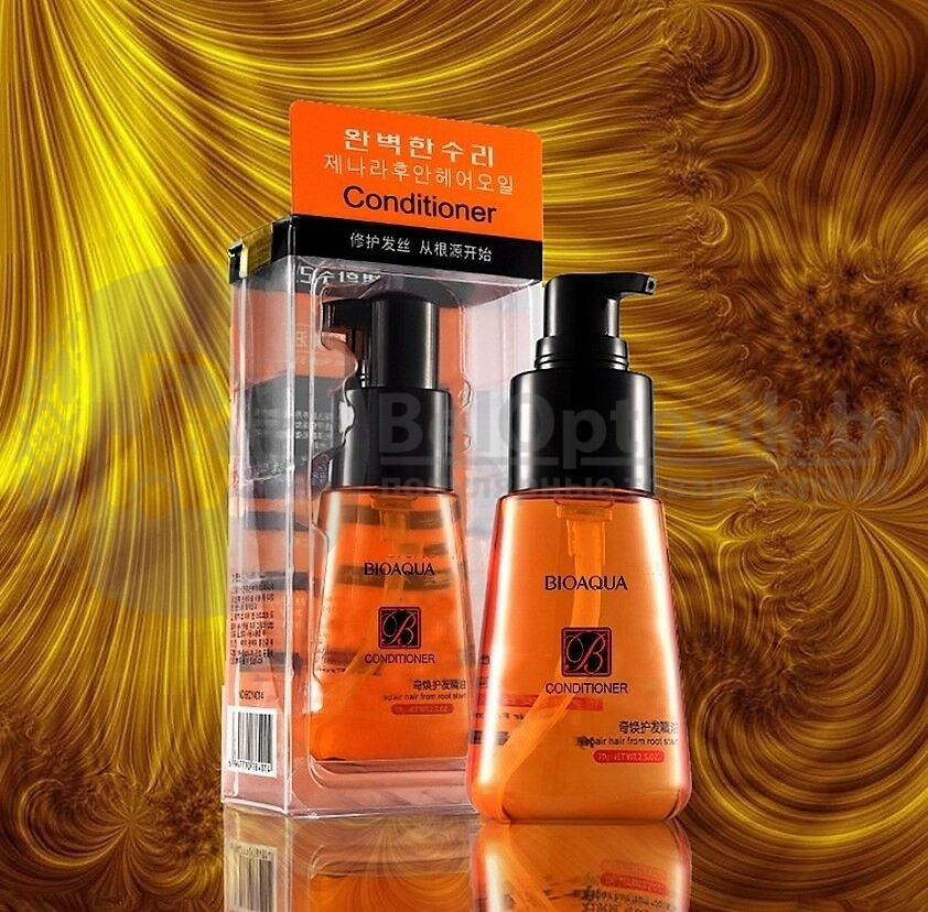 Флюид (сыворотка - масло) для гладкости и блеска волос BIOAQUA Perfect Repair Qi Huan Hair Care Essential Oil - фото 4 - id-p109389371