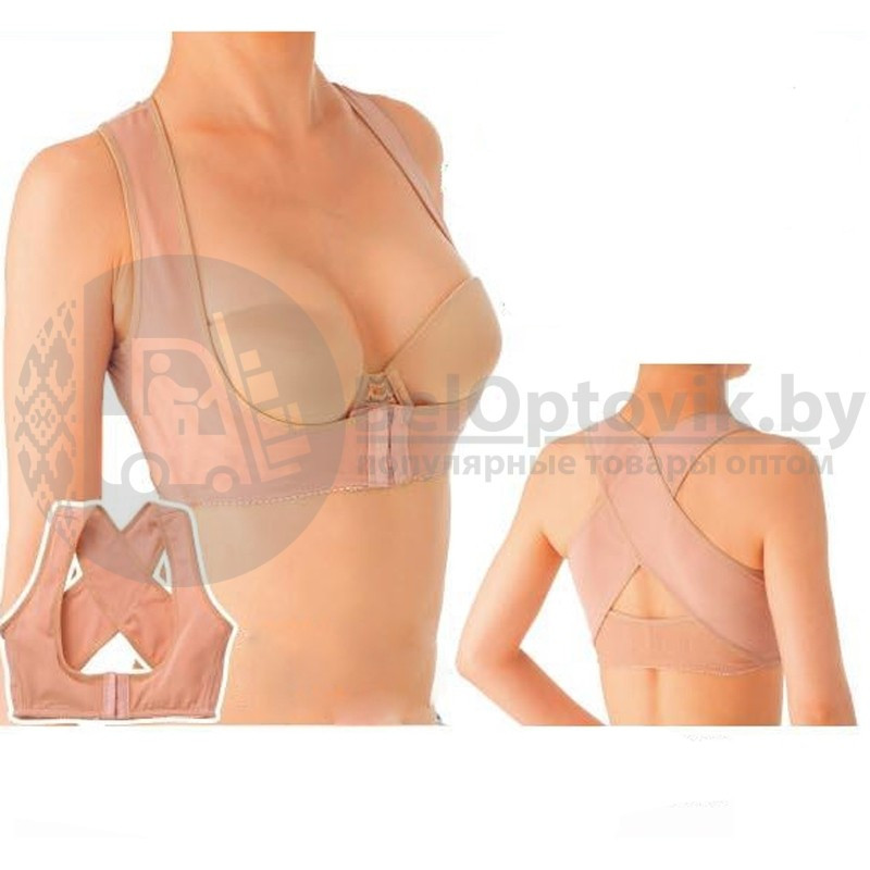 Корректор осанки с поддержкой груди (корсет) Back correcting support chest close Furu. Размер XL Черный - фото 9 - id-p109389376