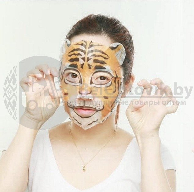 Тканевая маска для лица Зверята Kallsur Animal BioAqua Mask (4 вида), 23g Tiger (Тигр) - фото 7 - id-p109389510