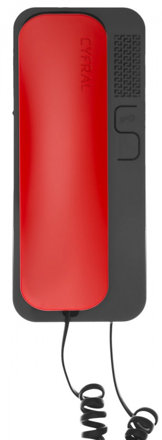 Трубка домофона Cyfral Unifon Smart B, красно-графит. - фото 1 - id-p109395504