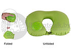 Надувная подушка в путешествия для шеи со встроенной помпой для надувания Travel Neck Pilows Inflatable, фото 9