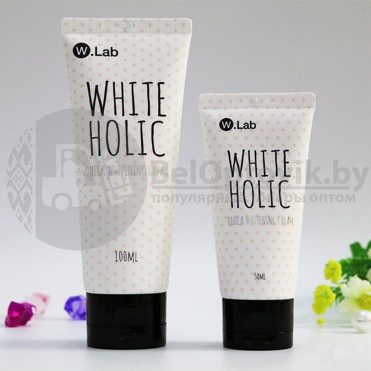 Отбеливающий крем для лица, рук и тела White Holic W.Lab Korea, 50 мл - фото 7 - id-p109389754