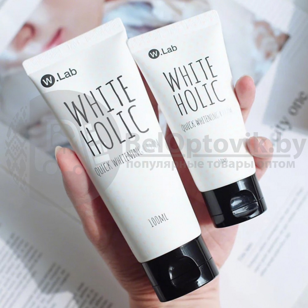 Отбеливающий крем для лица, рук и тела White Holic W.Lab Korea, 50 мл - фото 8 - id-p109389754