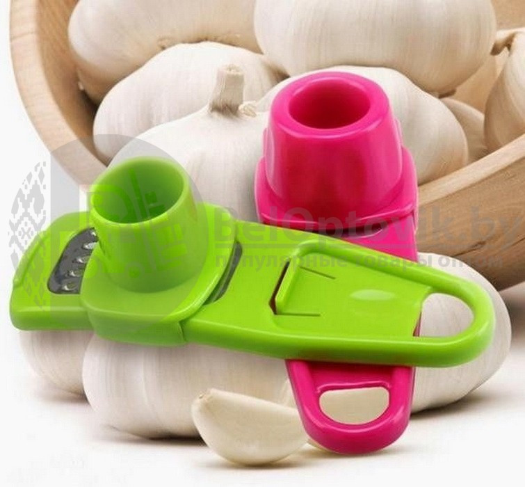 Самая удобная терка для чеснока Garlic Mixer, цвета МИКС - фото 8 - id-p109389764