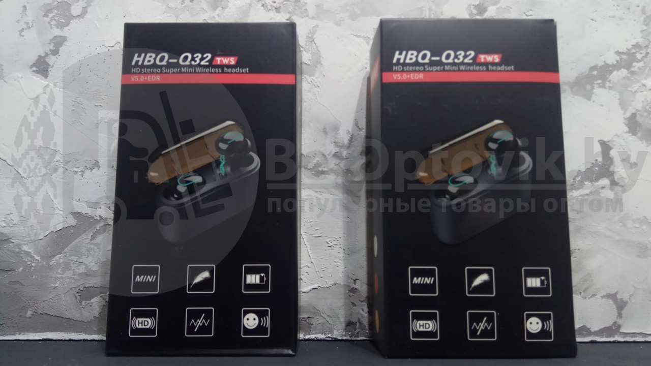 Беспроводные наушники HBQ - Q32 TWS - фото 1 - id-p109389798