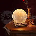 Лампа-ночник  реалистичная объемная Moon Lamp Луна, d 15 см, фото 5