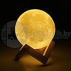 Лампа-ночник  реалистичная объемная Moon Lamp Луна, d 15 см, фото 7