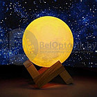 Лампа-ночник  реалистичная объемная Moon Lamp Луна, d 15 см, фото 6