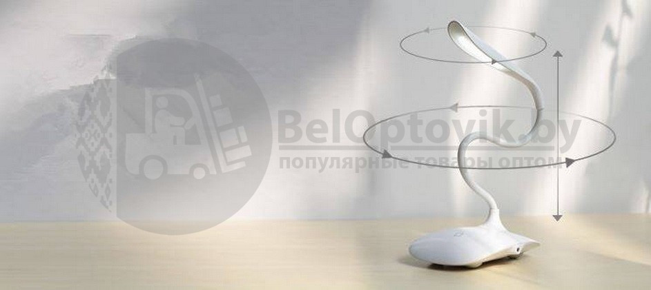 Гибкая светодиодная лампа Super Bright 20 LED 7288B с аккумулятором, USB - фото 2 - id-p109390147